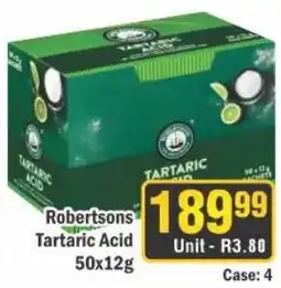 J&E Cash and Carry Robertsons Tartaric Acid offer