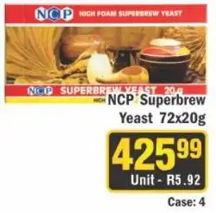 J&E Cash and Carry NCP Superbrew Yeast offer