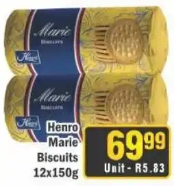 J&E Cash and Carry Henro Marle Biscuits offer