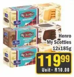 J&E Cash and Carry Henro My Scotties offer