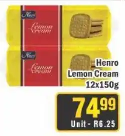 J&E Cash and Carry Henro Lemon Cream offer
