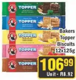 J&E Cash and Carry Bakers Topper Biscuits offer