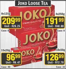 J&E Cash and Carry Joko Loose Tea offer