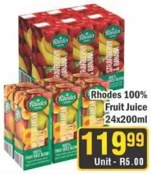 J&E Cash and Carry Rhodes 100% Fruit Juice offer