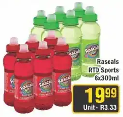 J&E Cash and Carry Rascals RTD Sports offer