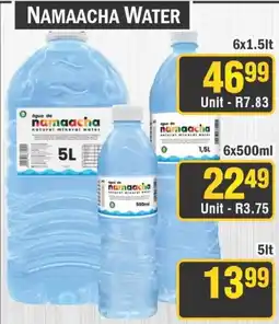 J&E Cash and Carry Namaacha Water offer