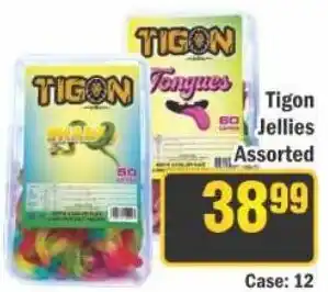 J&E Cash and Carry Tigon Jellies Assorted offer