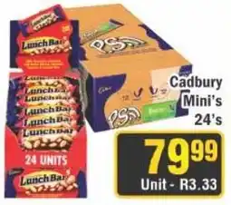 J&E Cash and Carry Cadbury Mini's offer