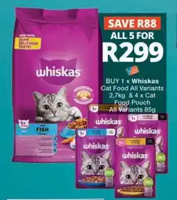 Checkers Whiskas Cat Food Bundle offer