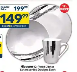 Pick n Pay Niceone 12-Piece Dinner Set Assorted Designs Each offer