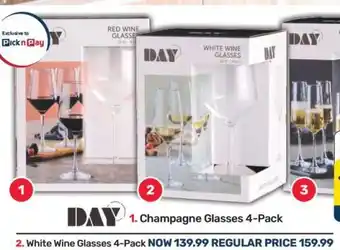 Pick n Pay White Wine Glasses 4-Pack offer
