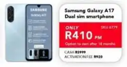 Astra Furnishers Samsung Galaxy A17 Dual sim smartphone offer