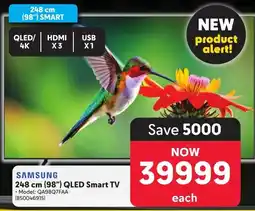 Makro SAMSUNG 248 cm (98") QLED Smart TV offer