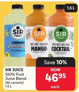 Makro SIR JUICE 100% Fruit Juice Blend offer
