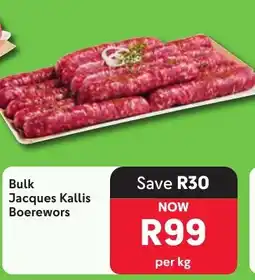 Makro Bulk Jacques Kallis Boerewors offer