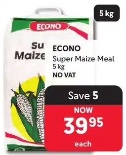 Makro ECONO Super Maize Meal offer