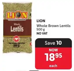 Makro LION Whole Brown Lentils offer