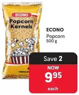 Makro ECONO Popcorn Kernels offer