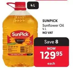 Makro SunPick Sunflower Oil offer