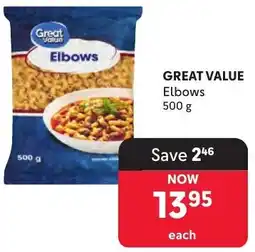 Makro GREAT VALUE Elbows offer