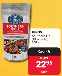 Makro HINDS Southern Grill offer