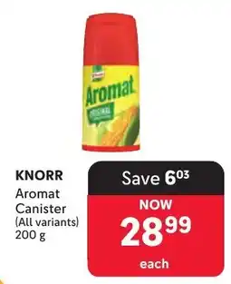 Makro Knorr aromat canister offer
