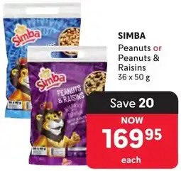 Makro Simba Peanuts & Raisins offer