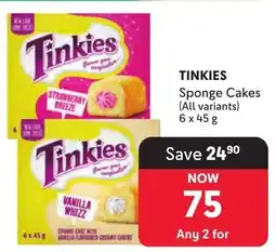 Makro Tinkies Sponge Cakes offer