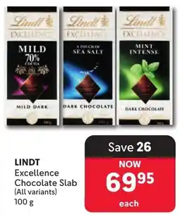 Makro LINDT Excellence Chocolate Slab offer