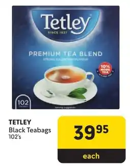 Makro TETLEY Black Teabags offer