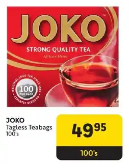 Makro JOKO Tagless Teabags offer