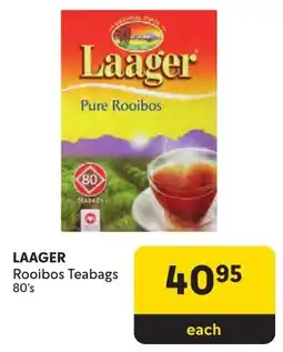 Makro LAAGER Rooibos Teabags offer
