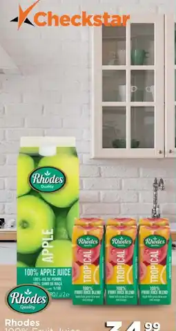 Check Star Rhodes 100% Fruit Juice offer