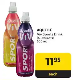 Makro AQUELLE Viv Sports Drink offer