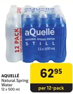 Makro aQuellé Natural Spring Water offer