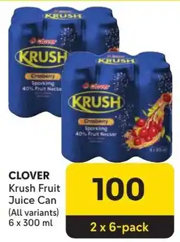 Makro Clover Krush Fruit Juice Can offer