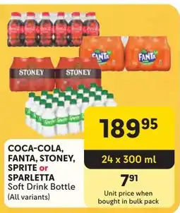Makro Coca-Cola, Fanta, Stoney, Sprite or Sparletta Soft Drink Bottle offer