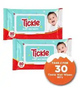 Check Star Tickle Baby Wet Wipes offer
