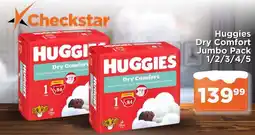 Check Star Huggies Dry Comfort offer