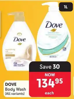 Makro DOVE Body Wash offer