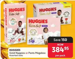 Makro HUGGIES Gold Nappies or Pants Megabox Assorted offer