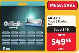 Makro Gillette Mach 3 Blades offer