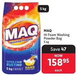Makro MAQ Hi Foam Washing Powder Bag offer