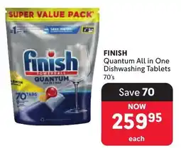 Makro Finish Quantum All in One Dishwashing Tablets offer