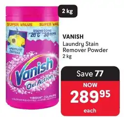 Makro Vanish Laundry Stain Remover Powder offer