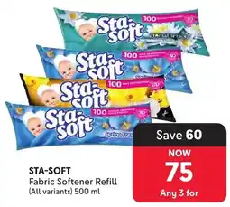 Makro STA-SOFT Fabric Softener Refill offer
