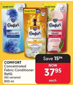 Makro Comfort Concentrated Fabric Conditioner Refill offer