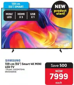 Makro SAMSUNG 139 cm (55") Smart 4K MINI LED TV offer