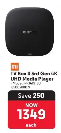 Makro Xiaomi TV Box S 3rd Gen 4K UHD Media Player offer
