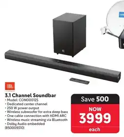 Makro JBL 3.1 Channel Soundbar offer